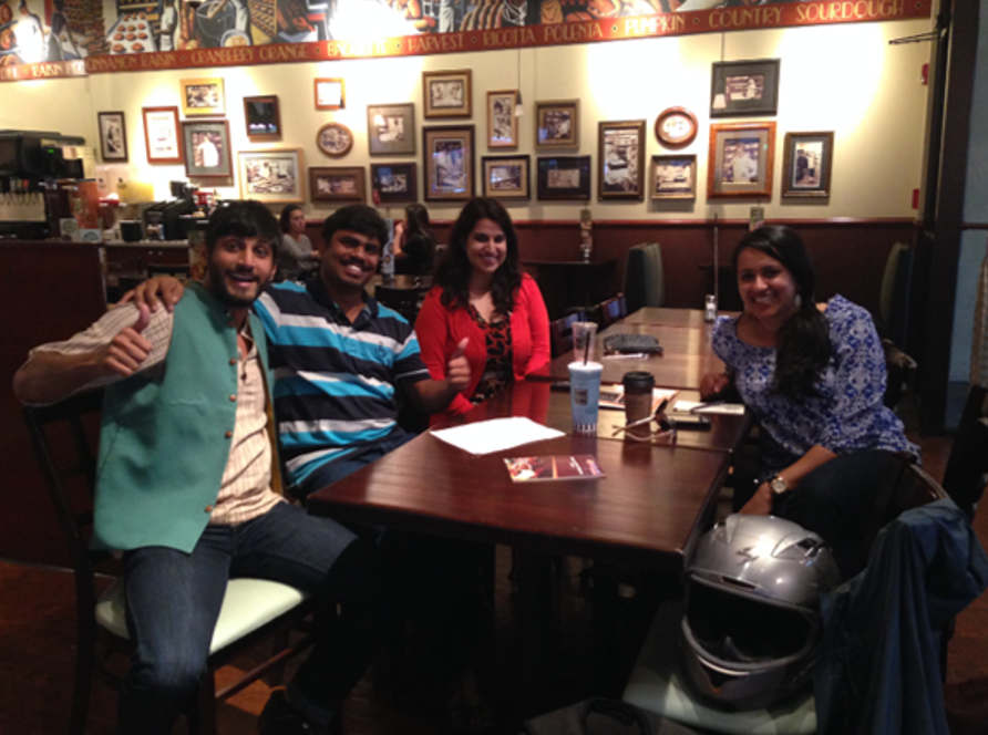 Meeting with the AID Chicago volunteers