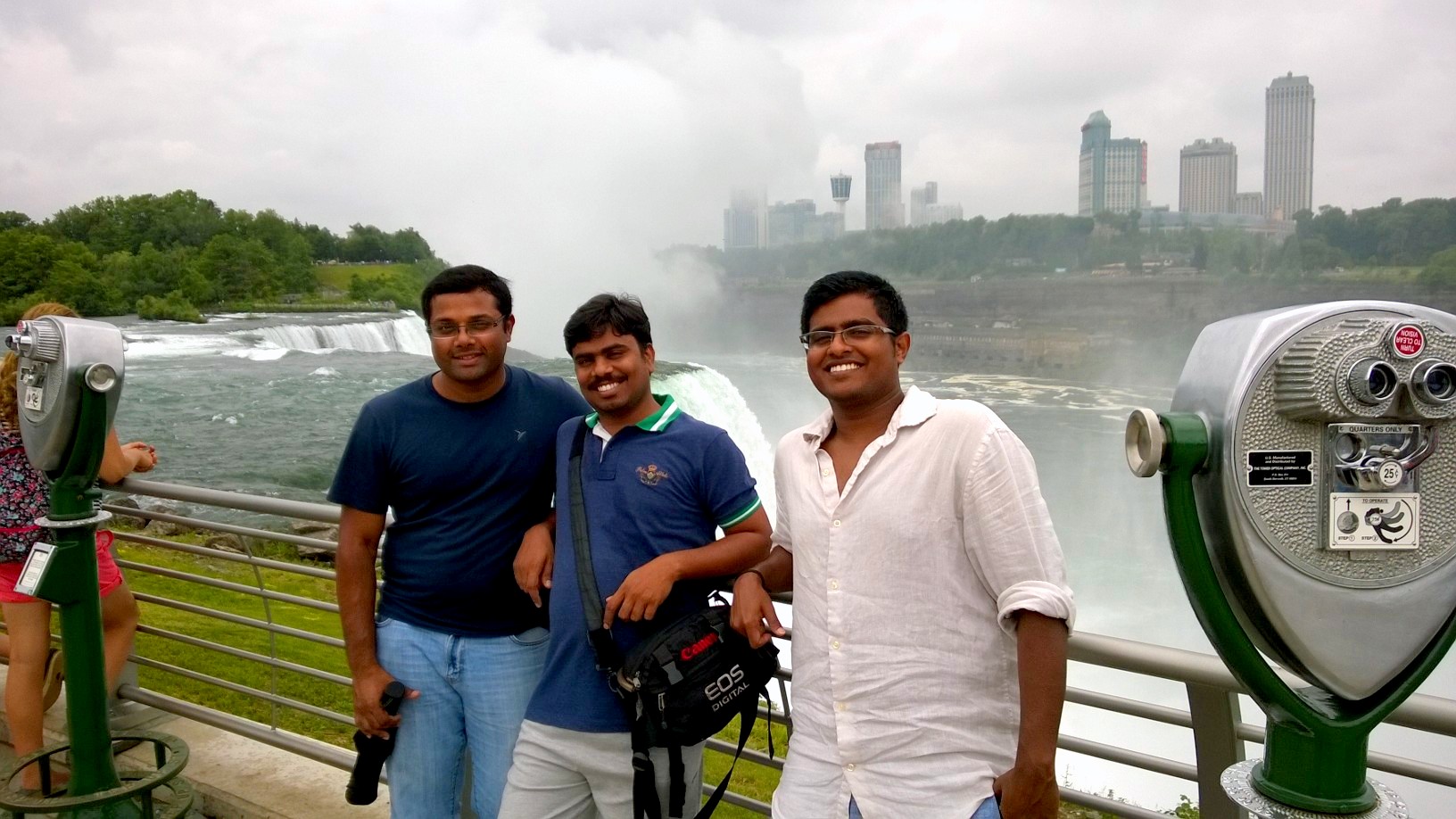 AID Buffalo volunteers taking me around Niagra