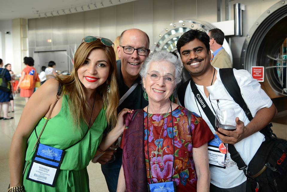 Selva with participants from various countries