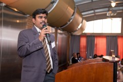 Selva shares his journey at the Corportae Service Council Dinner